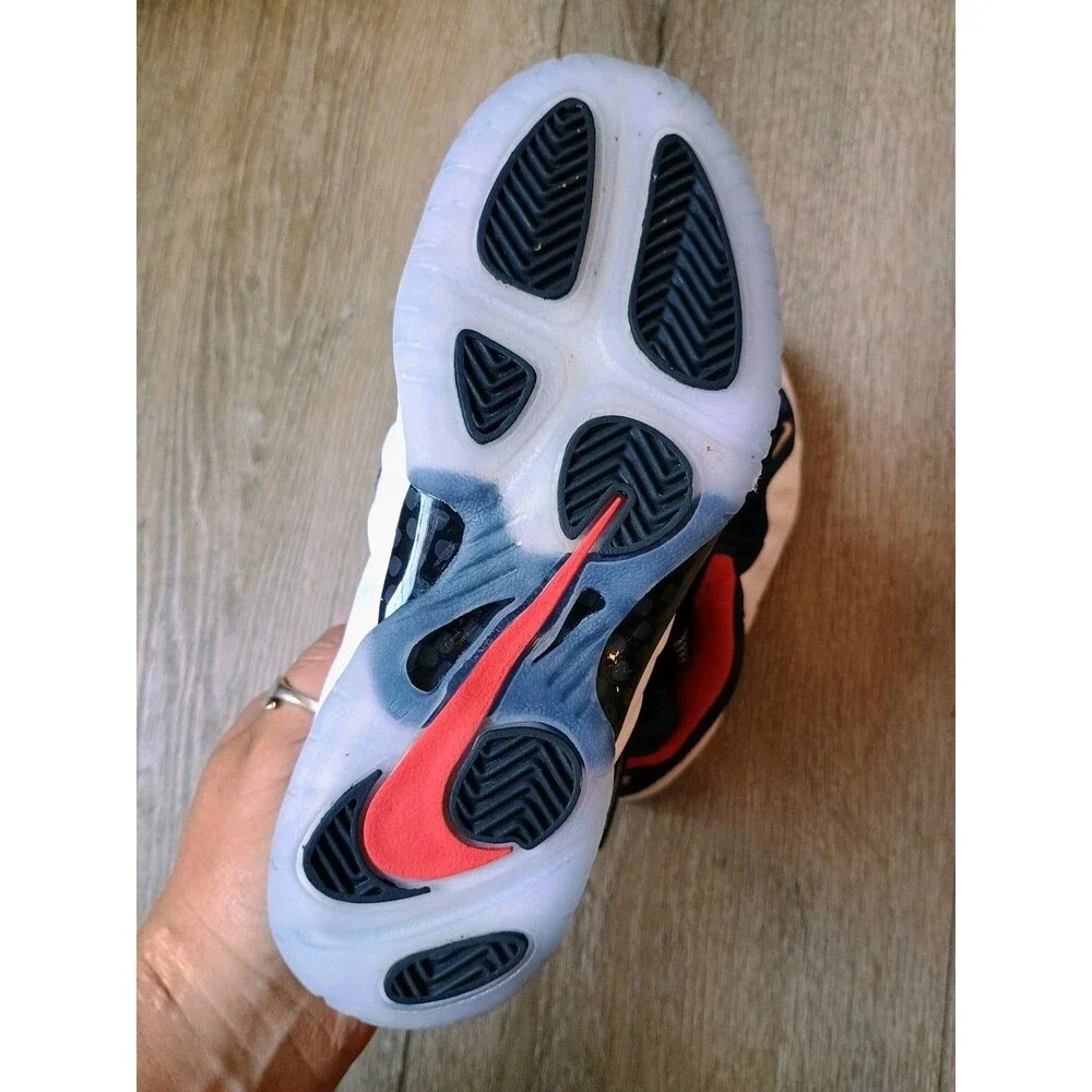 NIKE AIR LITTLE POSITE ONE 13C OLYMPIC OBSIDIAN RED GOLD WHITE 723946-403